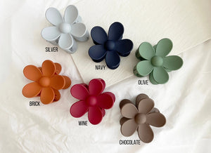Flower Claw Clips - multiple colous