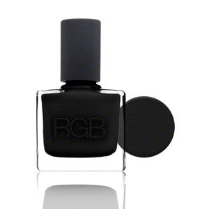 black nail polish || RGB || beautybar