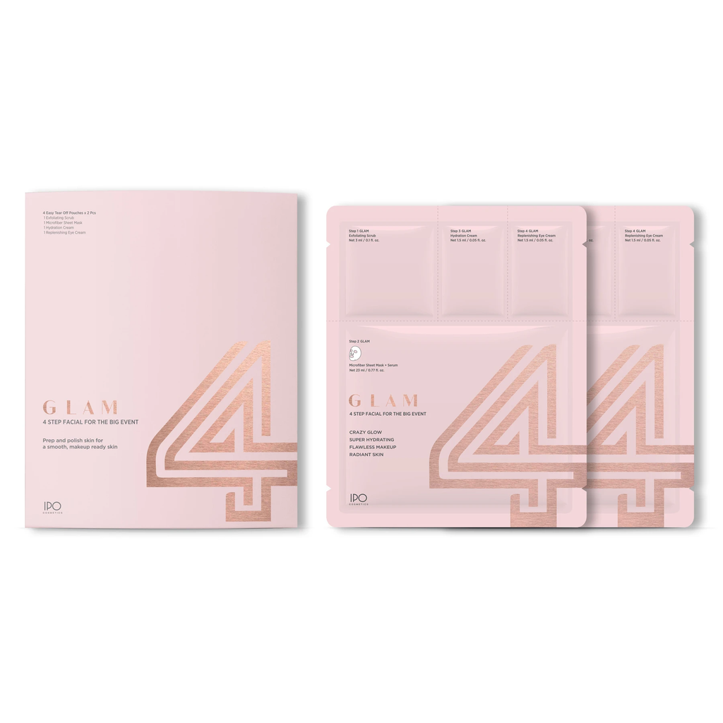 Glam 4-Step Facial box of 2 Pouches