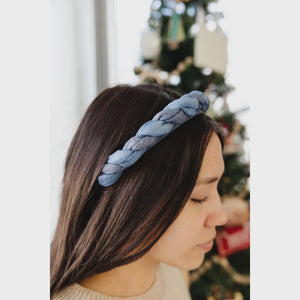 Blue Twisted Headband