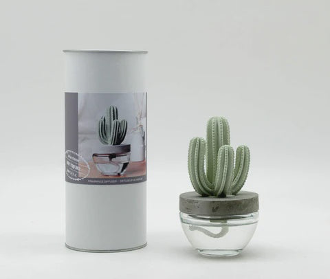 Saguaro Cactus Ceramic Diffuser - Cutting Grass