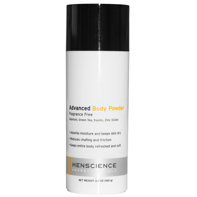 advanced body powder || menscience || beautybar