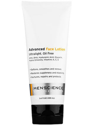 advanced face lotion || menscience || beautybar