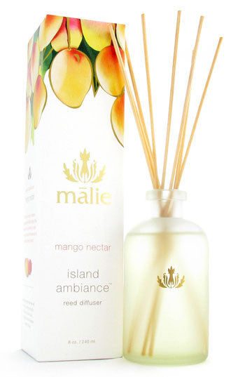 island ambiance reed diffuser - mango nectar || malie