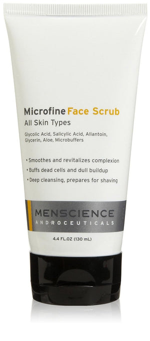 microfine face scrub || menscience || beautybar