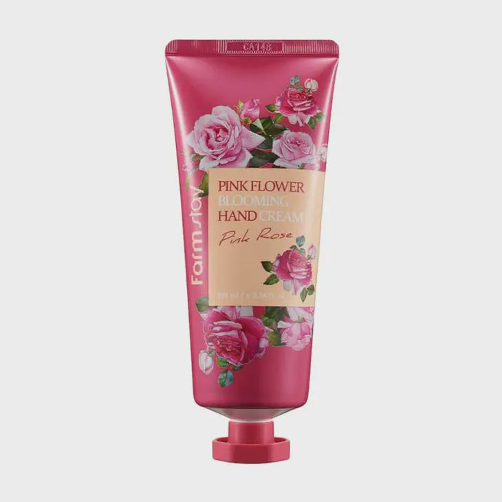 Pink Flower Blooming Hand Cream - Pink Rose 100ml